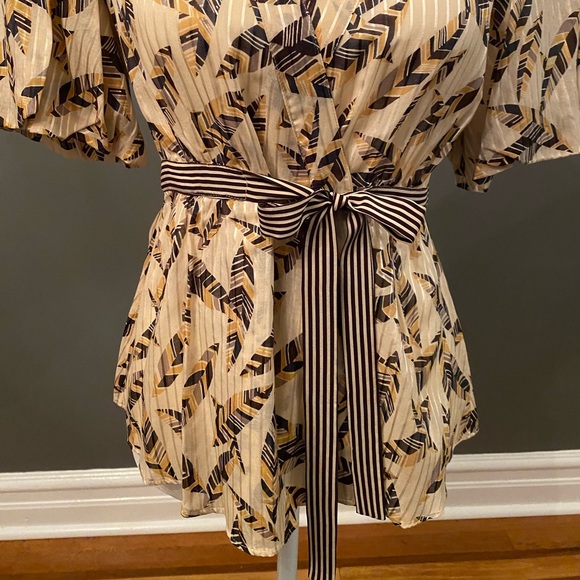 BCBG Maxazria print blouse - Picture 3 of 7